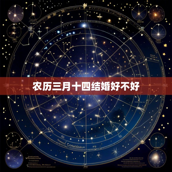 农历三月十四结婚好不好