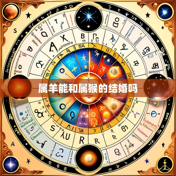 属羊能和属猴的结婚吗