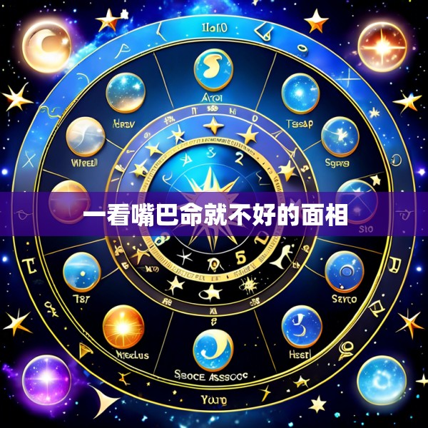 一看嘴巴命就不好的面相