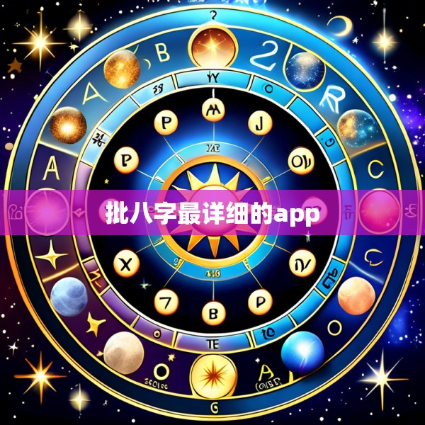 批八字最详细的app