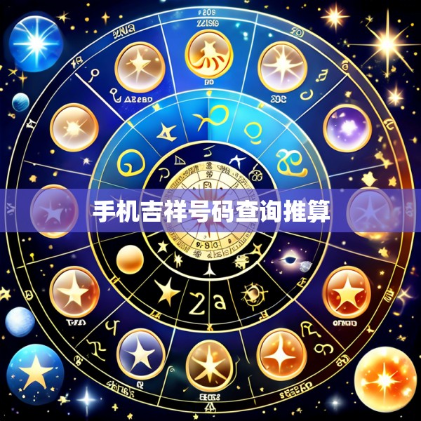 手机吉祥号码查询推算