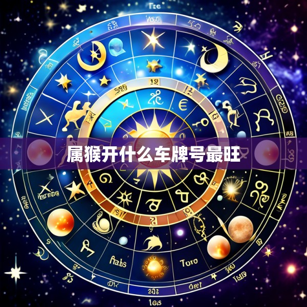 属猴开什么车牌号最旺