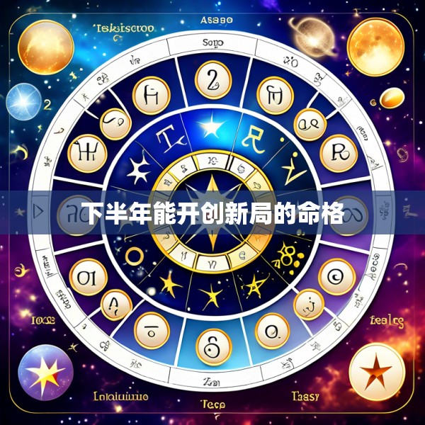 下半年能开创新局的命格