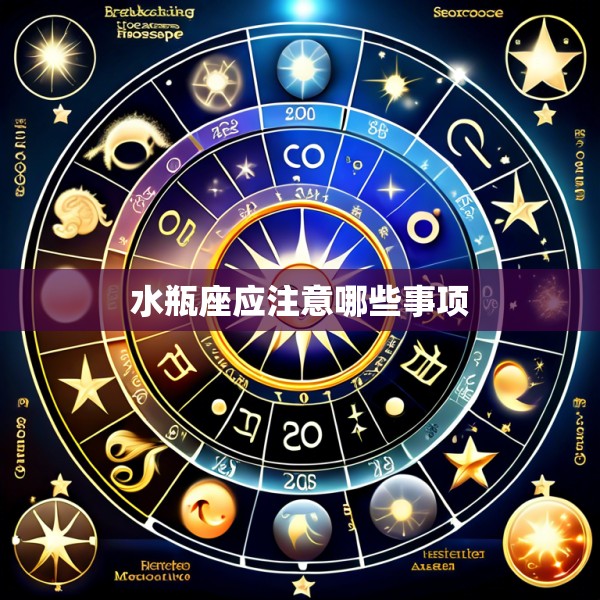 水瓶座应注意哪些事项