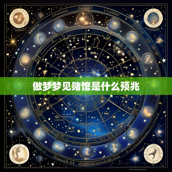 做梦梦见赌馆是什么预兆