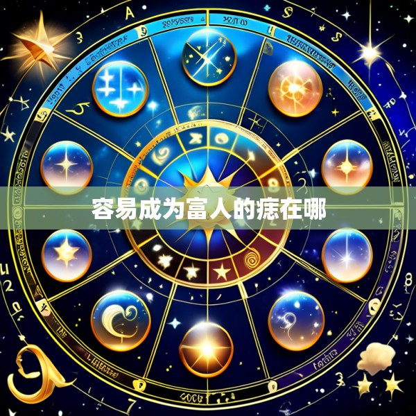 容易成为富人的痣在哪