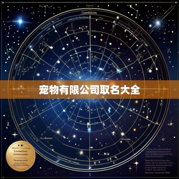 宠物有限公司取名大全