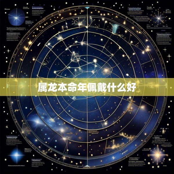 属龙本命年佩戴什么好