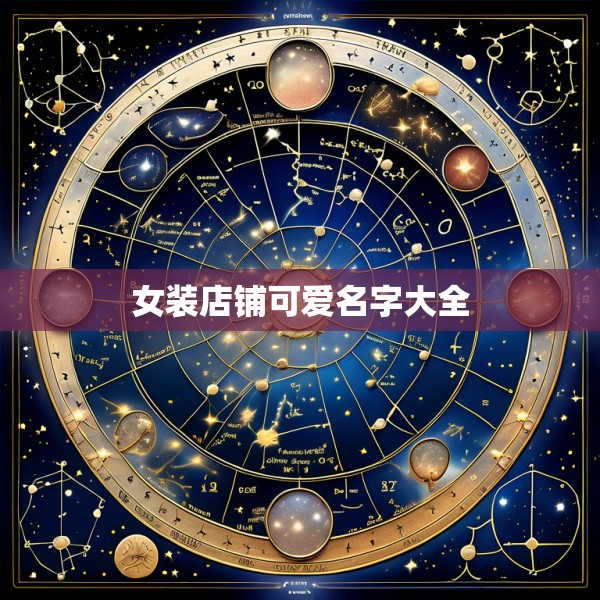 女装店铺可爱名字大全