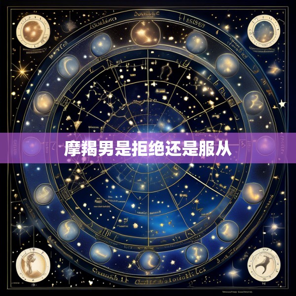 摩羯男是拒绝还是服从