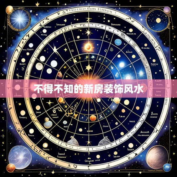 不得不知的新房装饰风水