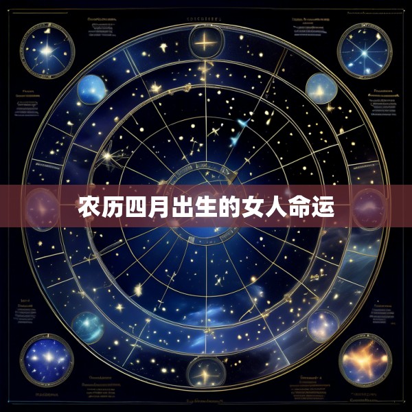 农历四月出生的女人命运