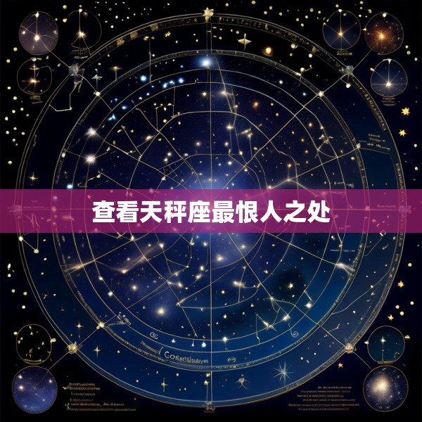 查看天秤座最恨人之处