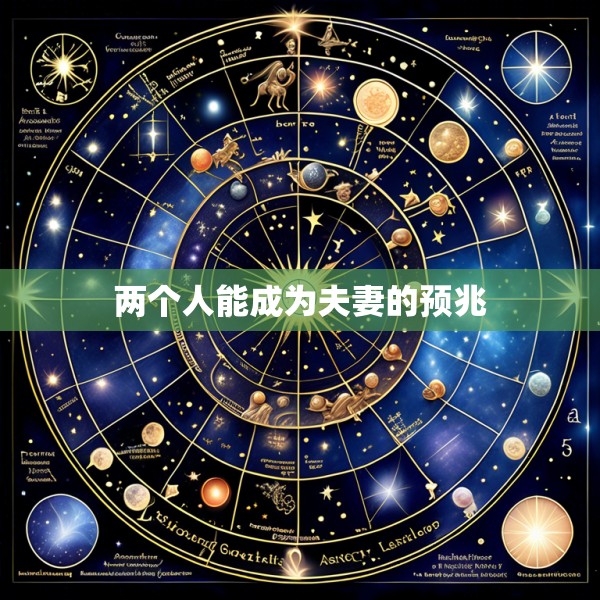 两个人能成为夫妻的预兆
