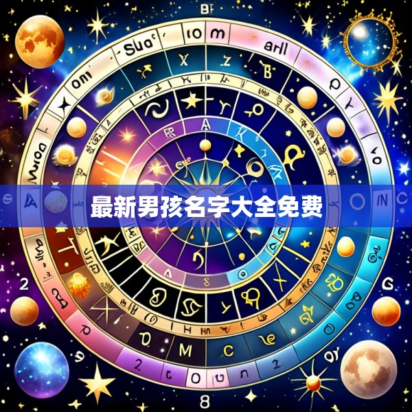 最新男孩名字大全免费