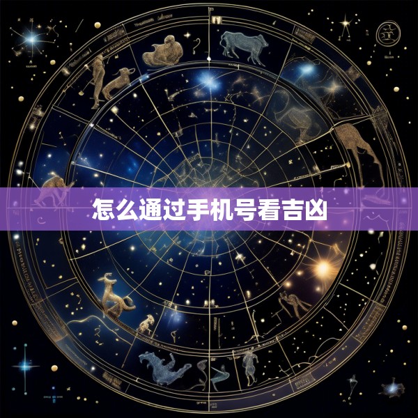 怎么通过手机号看吉凶