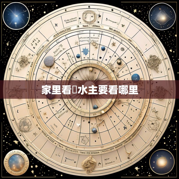 家里看風水主要看哪里