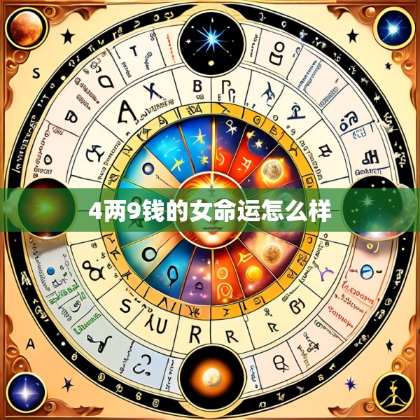 4两9钱的女命运怎么样
