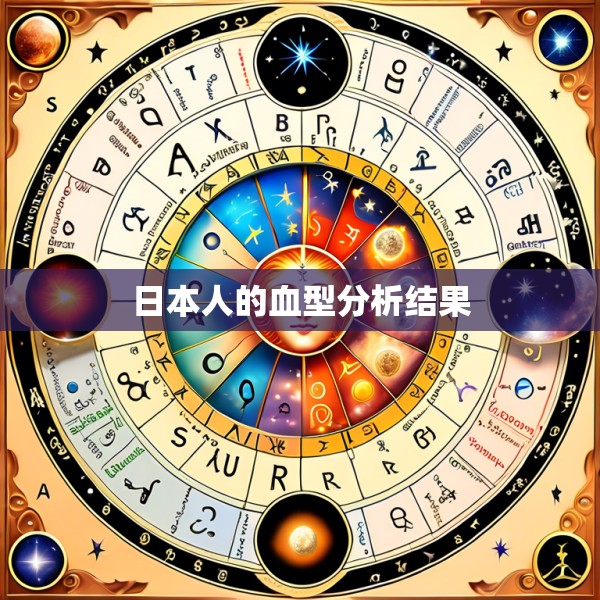 日本人的血型分析结果
