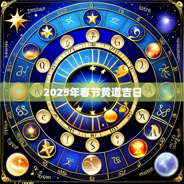 2025年春节黄道吉日