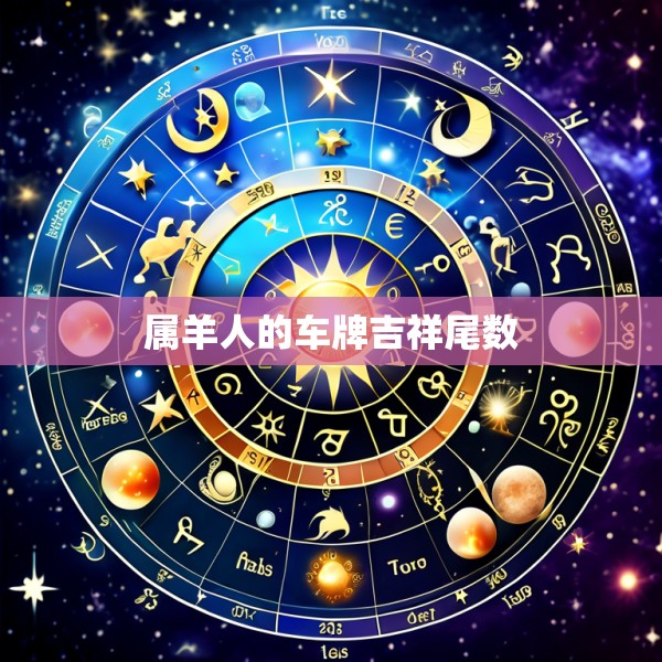 属羊人的车牌吉祥尾数