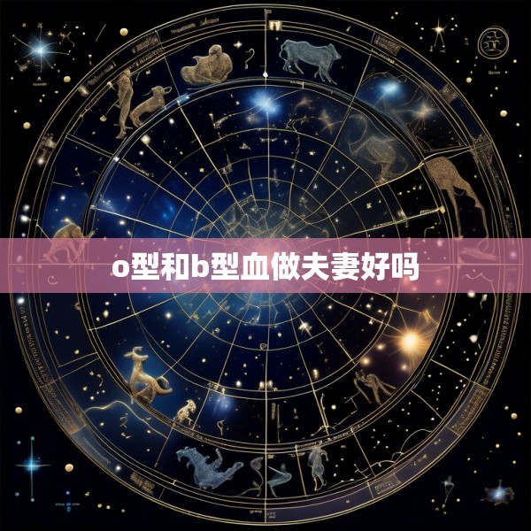 o型和b型血做夫妻好吗