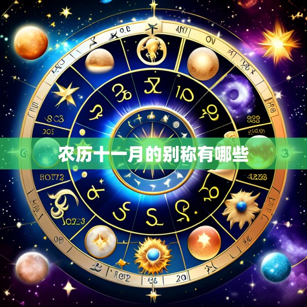农历十一月的别称有哪些