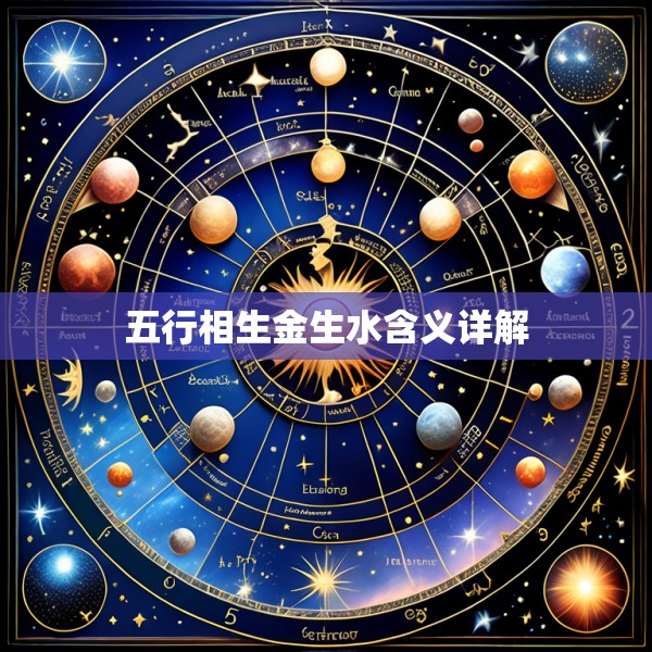 五行相生金生水含义详解
