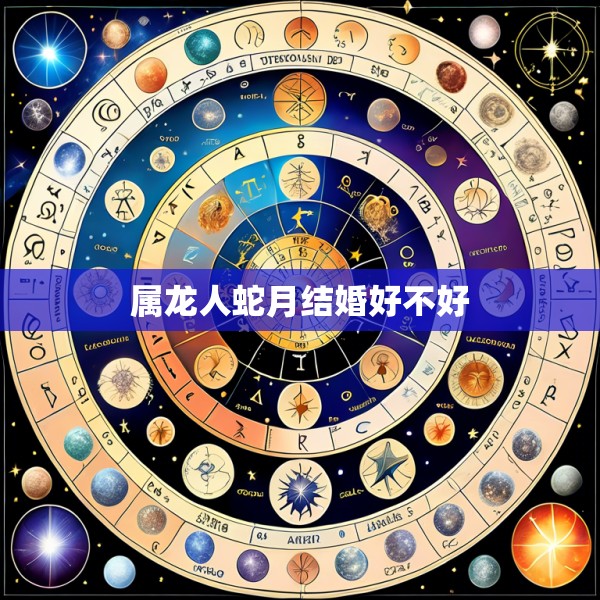 属龙人蛇月结婚好不好