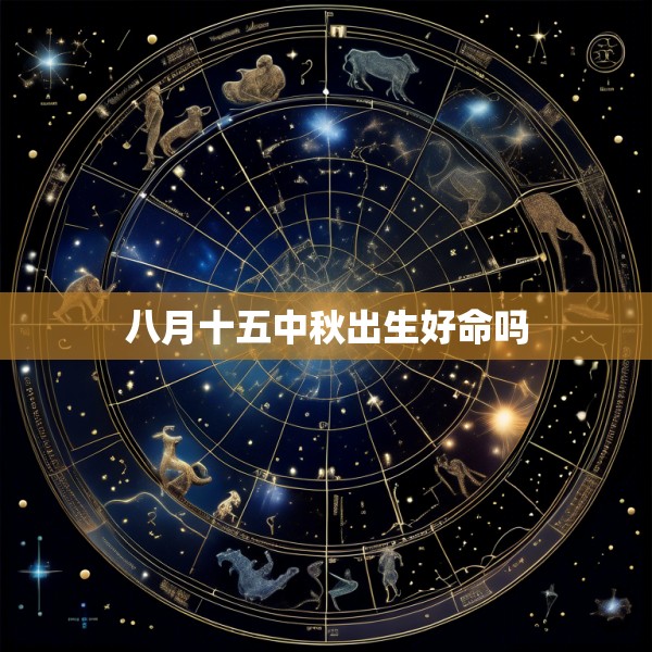 八月十五中秋出生好命吗