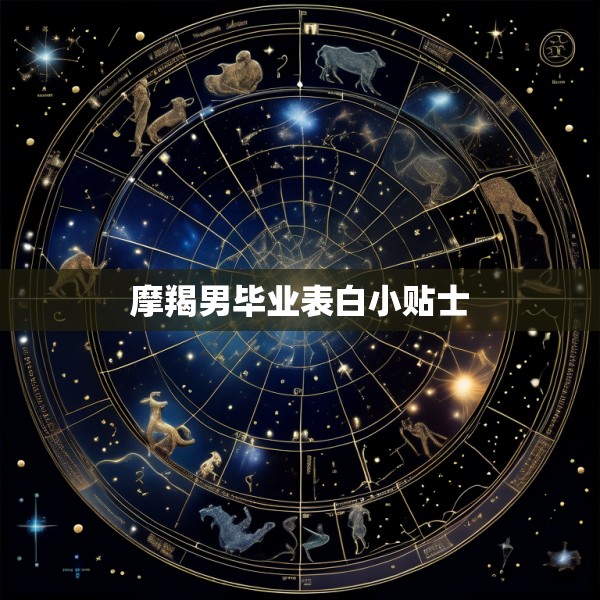 摩羯男毕业表白小贴士