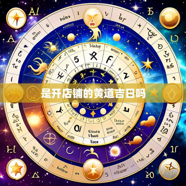 是开店铺的黄道吉日吗