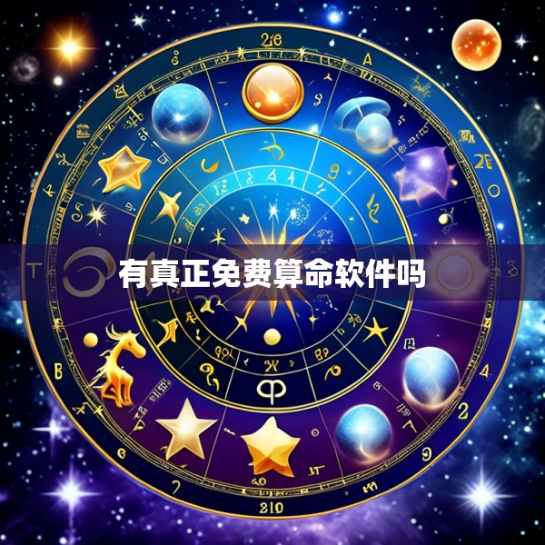 有真正免费算命软件吗