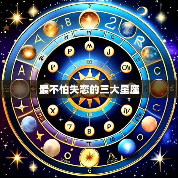 最不怕失恋的三大星座