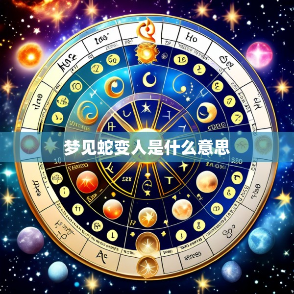 梦见蛇变人是什么意思