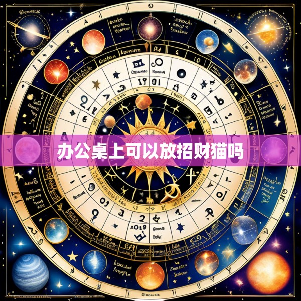 办公桌上可以放招财猫吗