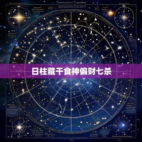 日柱藏干食神偏财七杀