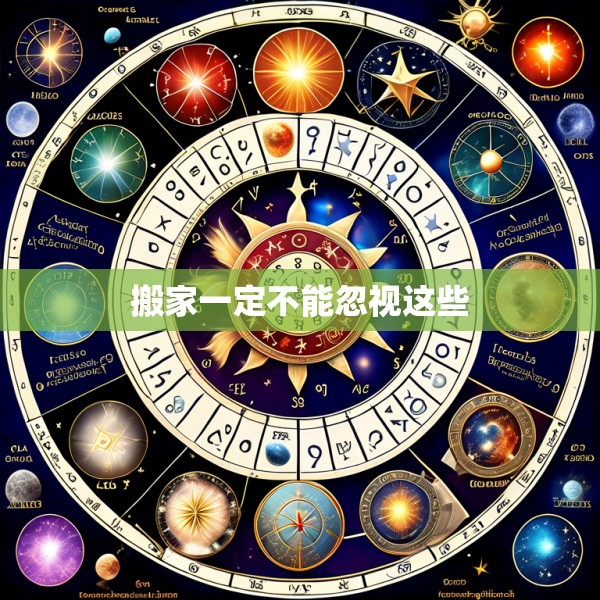 搬家一定不能忽视这些