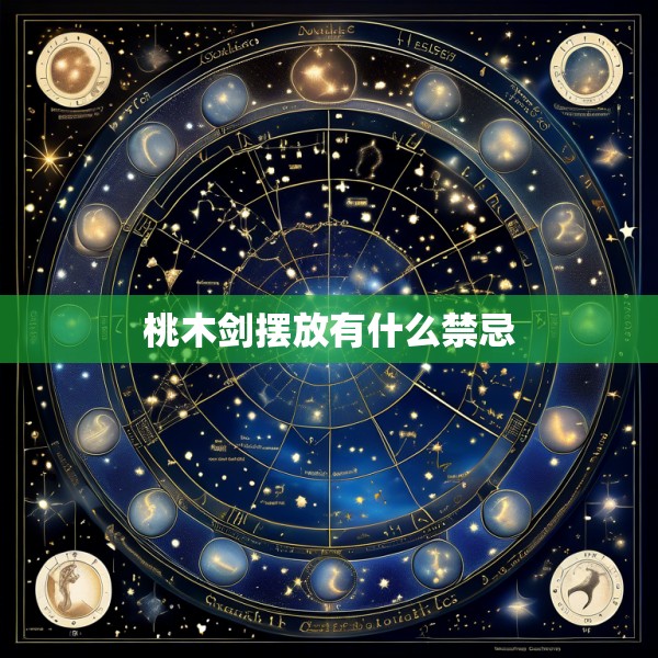 桃木剑摆放有什么禁忌