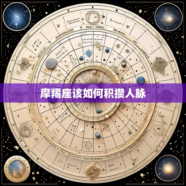 摩羯座该如何积攒人脉