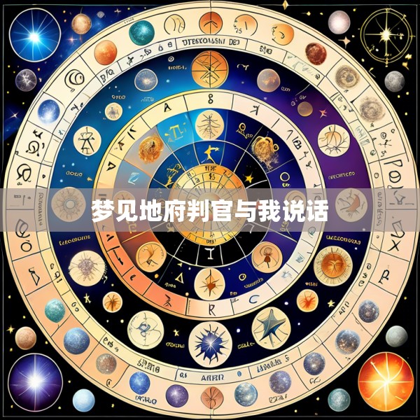梦见地府判官与我说话