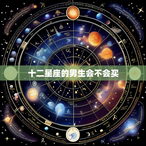 十二星座的男生会不会买