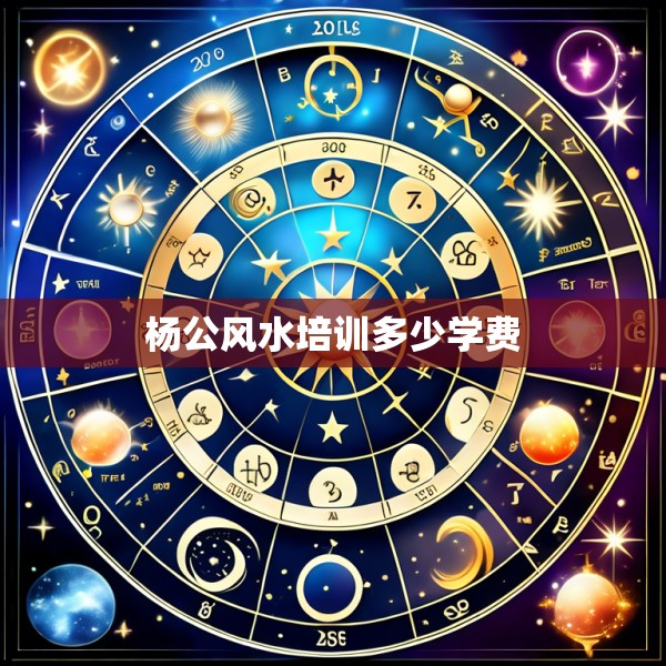 杨公风水培训多少学费