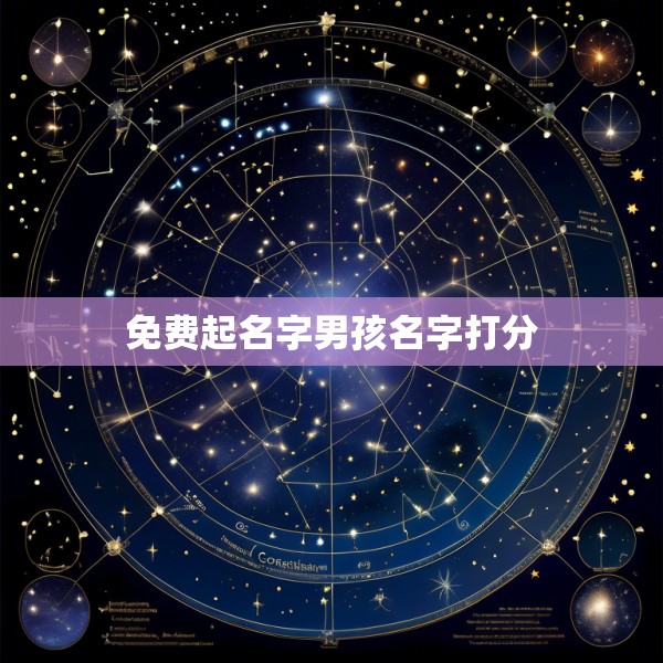 免费起名字男孩名字打分