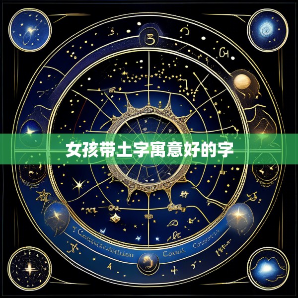 女孩带土字寓意好的字