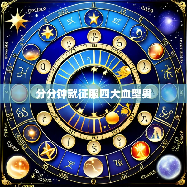 分分钟就征服四大血型男