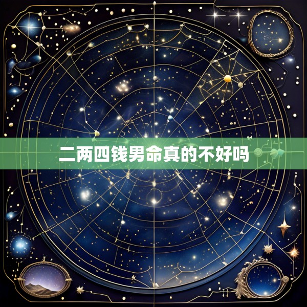 二两四钱男命真的不好吗
