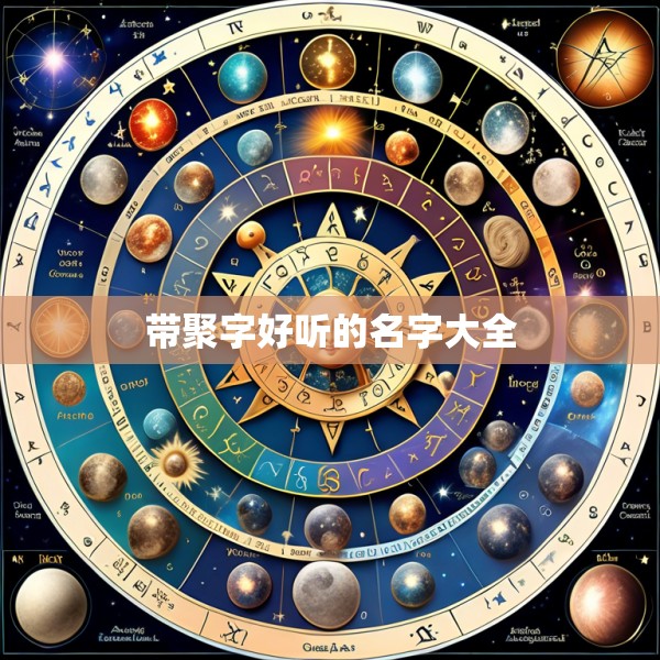 带聚字好听的名字大全