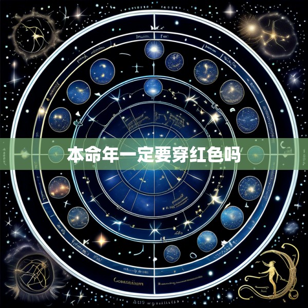 本命年一定要穿红色吗