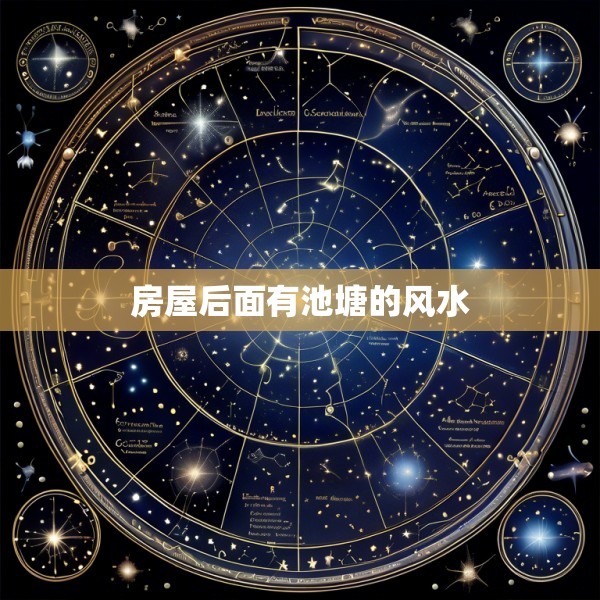 房屋后面有池塘的风水